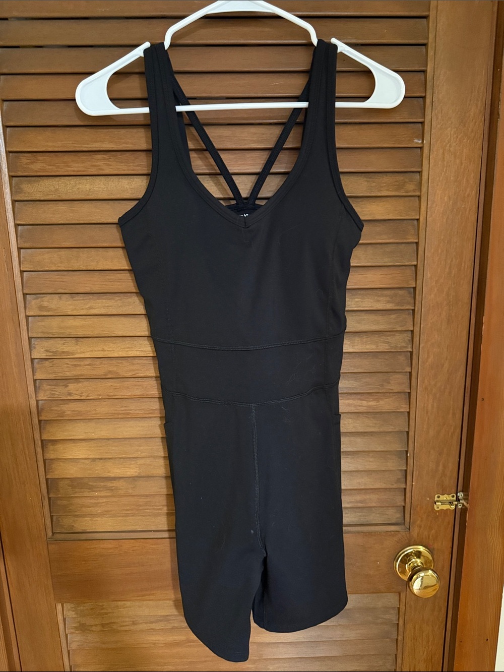 Calvin Klein Black Strappy Jumpsuit Romper